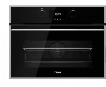 poza Cuptor electric incorporabil Teka HLC 847 SC compact combi cu aburi, 44 litri, HydroClean, SurroundTemp 15 functii, Black Glass