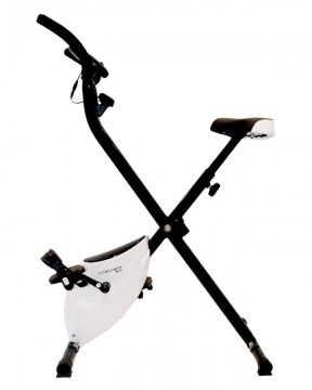 poza Bicicleta fitness pliabila Techfit XB100 Alb-Negru - Resigilat